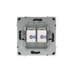 Розетка компьютерная 2-м KANT RJ45 кат.5E без шторки черн. уголь DKC 7012664 — изображение 6