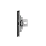 Розетка компьютерная 2-м KANT RJ45 кат.6A без шторки черн. уголь DKC 7012674 — изображение 3