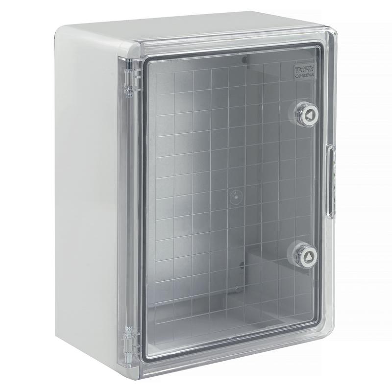 2062159.jpg Корпус ударопрочный ЩМПп 400х300х170 IK10 IP65 прозр. дверь АБС пластик PRIZMA TOKOV ELECTRIC TKE-PZ-CPB03-IK10-IP65 — изображение 1