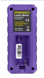 Рулетка лазерная Reel PLUS GS40 фиолет. Ermenrich 86257 — изображение 4