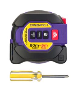 Рулетка с лазерным дальномером ("3 в 1") Reel SLR600 PRO Ermenrich 86175 — изображение 6