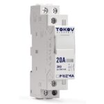 Контактор модульный 18мм 25А 230В АС 1НО 1НЗ PRIZMA TOKOV ELECTRIC TKE-PZ-MC-1-25-230-11