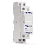 Контактор модульный 18мм 25А 230В АС 2НО PRIZMA TOKOV ELECTRIC TKE-PZ-MC-1-25-230-20