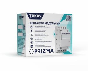Контактор модульный 54мм 63А 230В АС 4НО PRIZMA TOKOV ELECTRIC TKE-PZ-MC-3-63-230-40 — изображение 2