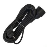 Удлинитель-шнур 1х10м с заземл. 16А IP20 ПВС 3х1 черн. DOMTOK 2360