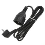 Удлинитель-шнур 1х2м с заземл. 16А IP20 ПВС 3х1 черн. DOMTOK 2341