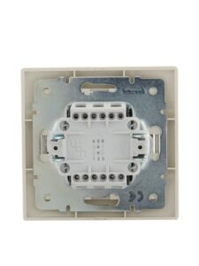 Переключатель проходной 2-кл. СП Mira 10А со вставкой крем. LEZARD 701-0303-106 — изображение 2