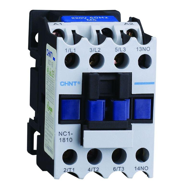 221450_1.jpeg Контактор NC1-1801 18А кат. 230В AC 1НЗ AC-3 (R) CHINT 221450 — изображение 1