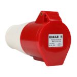 Розетка кабельная 224 32А 380AC 3P+PE 6ч IP44 КЭАЗ 222752 — изображение 2