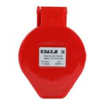 Розетка кабельная 225 32А 380AC 3P+PE+N 6ч IP44 КЭАЗ 222753 — изображение 4