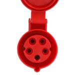 Розетка кабельная 225 32А 380AC 3P+PE+N 6ч IP44 КЭАЗ 222753 — изображение 2