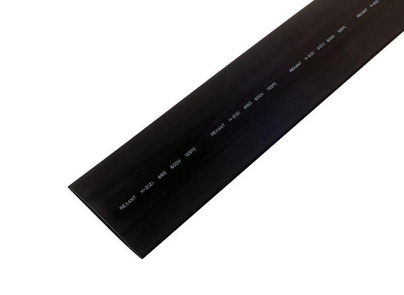 25-0080_1.jpeg Трубка термоусадочная ТУТ нг 80.0/40.0 черн. 1м Rexant 25-0080 — изображение 1