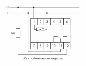 Реле времени PCA-512 8А 230В 1 перекл. IP20 задержка выключ. монтаж на DIN-рейке F&F EA02.001.001 — изображение 3