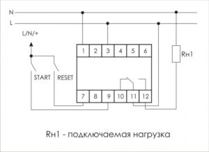 Реле времени PCS-516 8А 230В 1 перекл. IP20 многофункц. вход: START/RESET монтаж на DIN-рейке (аналог РВО-1М) F&F EA02.001.013 — изображение 2