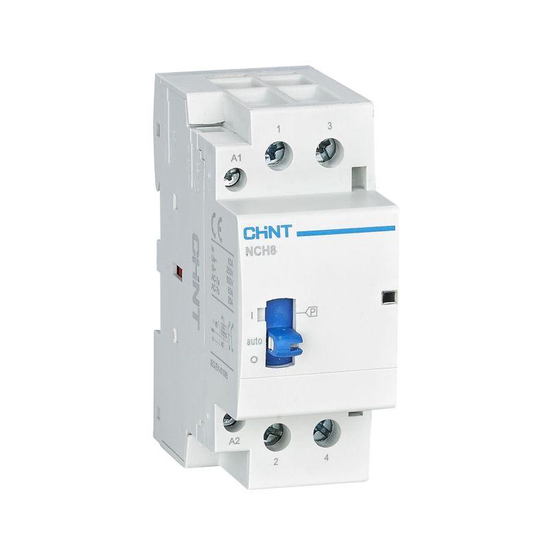 257400_1.jpeg Контактор модульный NCH8-16M/20 AC 220-240В 50/60Гц ручное управление (R) CHINT 257400 — изображение 1