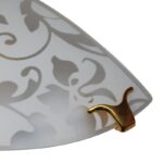 Светильник НББ 21-60 М19 "Эрика" 300/2 1х60Вт E27 IP20 матов. бел./клипсы зол. (инд. упак.) Элетех 1005204376 — изображение 2