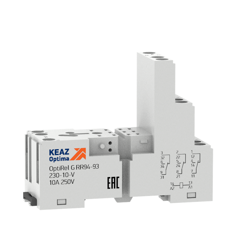281166_1.png Розетка для реле OptiRel G RR94-94-230-7-V КЭАЗ 281166 — изображение 1