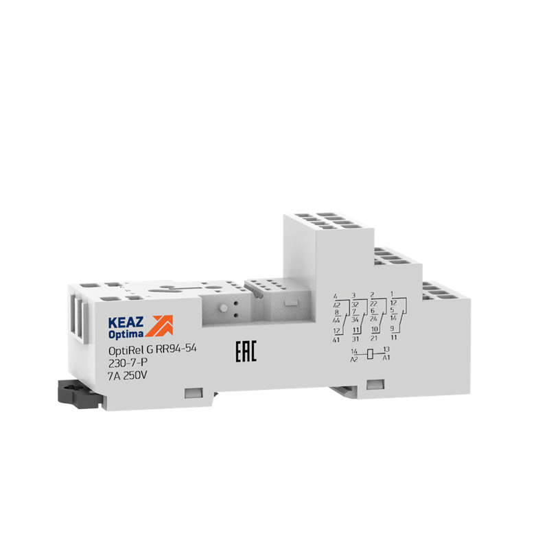 281169_1.png Розетка для реле OptiRel G RR94-54-230-7-P КЭАЗ 281169 — изображение 1