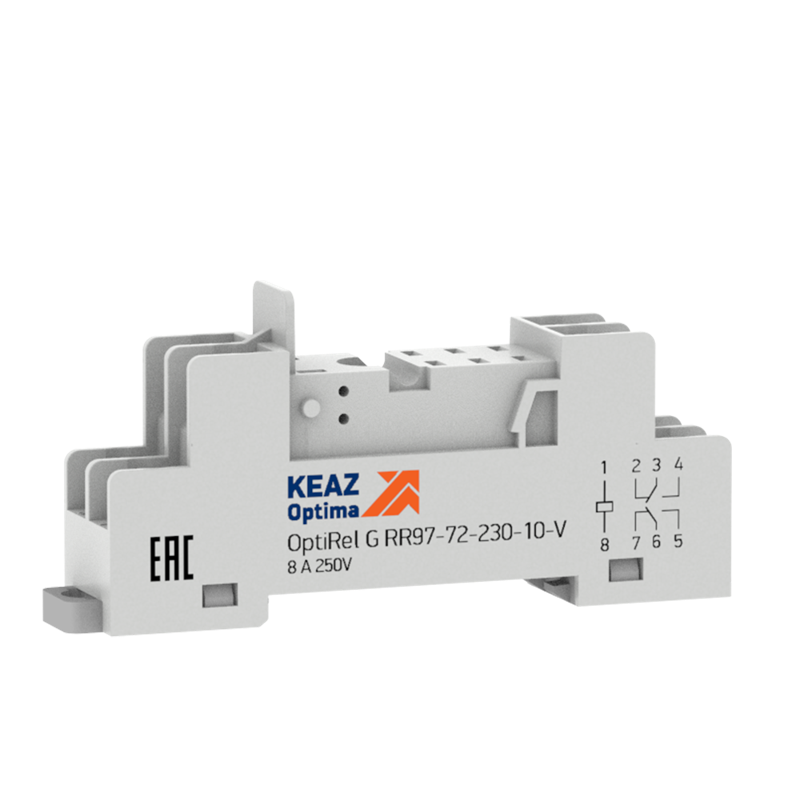 281177_1.png Розетка для реле OptiRel G RR97-72-230-10-V КЭАЗ 281177 — изображение 1