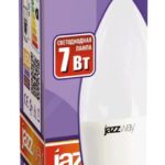 Лампа светодиодная PLED-SP 7Вт C37 свеча 5000К холод. бел. E27 560лм 230В JazzWay 1027849-2 — изображение 2