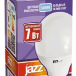 Лампа светодиодная PLED-SP 7Вт G45 шар 5000К холод. бел. E14 540лм 230В JazzWay 1027870-2 — изображение 2