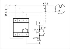 Реле контроля фаз CZF-B (3х400/230+N 8А 1перекл. IP20 монтаж на DIN-рейке) F&F EA04.001.002 — изображение 2