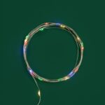 Гирлянда светодиодная "Роса" 2м 20LED мультиколор 0.1Вт IP20 тонкий батарейный блок элементы питания 2хCR2032 (в компл.) Neon-Night 303-009-1 — изображение 4