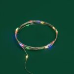 Гирлянда светодиодная "Роса" 2м 20LED мультиколор 0.1Вт IP20 тонкий батарейный блок элементы питания 2хCR2032 (в компл.) Neon-Night 303-009-1 — изображение 5