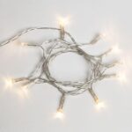 Гирлянда светодиодная универсальная 1.2м 10LED тепл. бел. 0.1Вт IP20 провод ПВХ прозр. элементы питания 2хAA (не в компл.) Neon-Night 303-073 — изображение 3