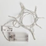 Гирлянда светодиодная универсальная 1.2м 10LED тепл. бел. 0.1Вт IP20 провод ПВХ прозр. элементы питания 2хAA (не в компл.) Neon-Night 303-073 — изображение 2
