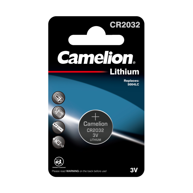 3066_1.png Элемент питания литиевый CR2032 BL-1 (блист.1шт) Camelion 3066 — изображение 1