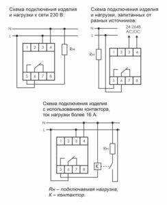 Реле времени астрономическое PCZ-525-1 16А 24-264В AC/DC 1перекл. IP20 ночной перерыв и годовая программа F&F EA02.002.011 — изображение 3