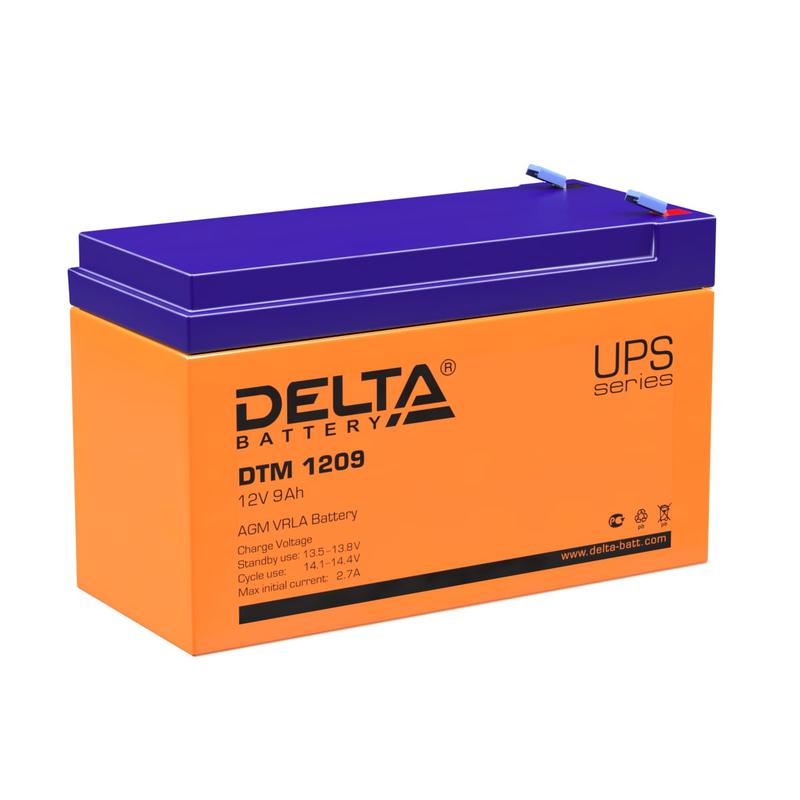 321646.jpg Аккумулятор UPS 12В 9А.ч DTM 1209 Delta 4614010050010 — изображение 1