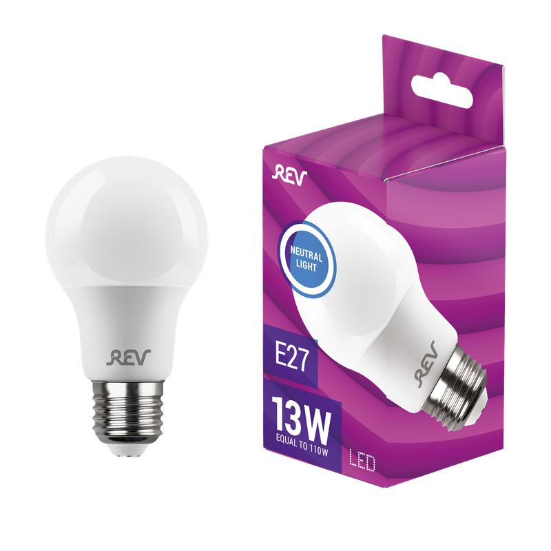 325381.jpg Лампа светодиодная LED-A65-E27-13Вт-4000K 13Вт грушевидная 4000К нейтр. бел. E27 1000лм 180-240В REV 32268 9 — изображение 1