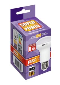 Лампа светодиодная PLED-SP 8Вт R63 3000К тепл. бел. E27 630лм 230В JazzWay 1033642 — изображение 2