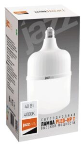 Лампа светодиодная высокомощная PLED-HP-T120 40Вт 4000К нейтр. бел. E27 3700лм 220В/50Гц Pro JazzWay 1038920A — изображение 2