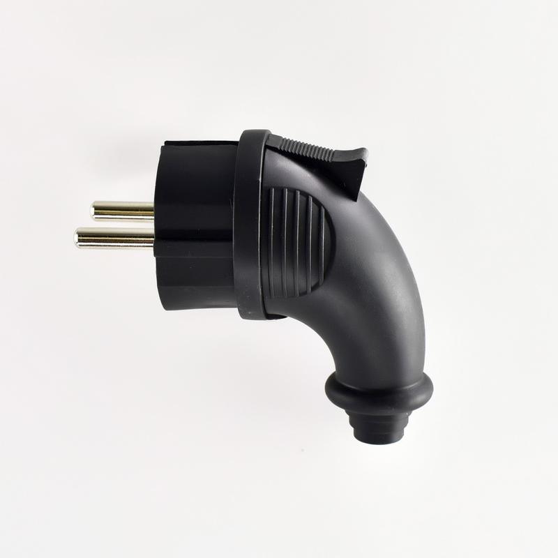 342402.jpg Вилка угловая 16А 2P+PE 220-240В IP44 каучук LEZARD 106-0400-0108/108 — изображение 1