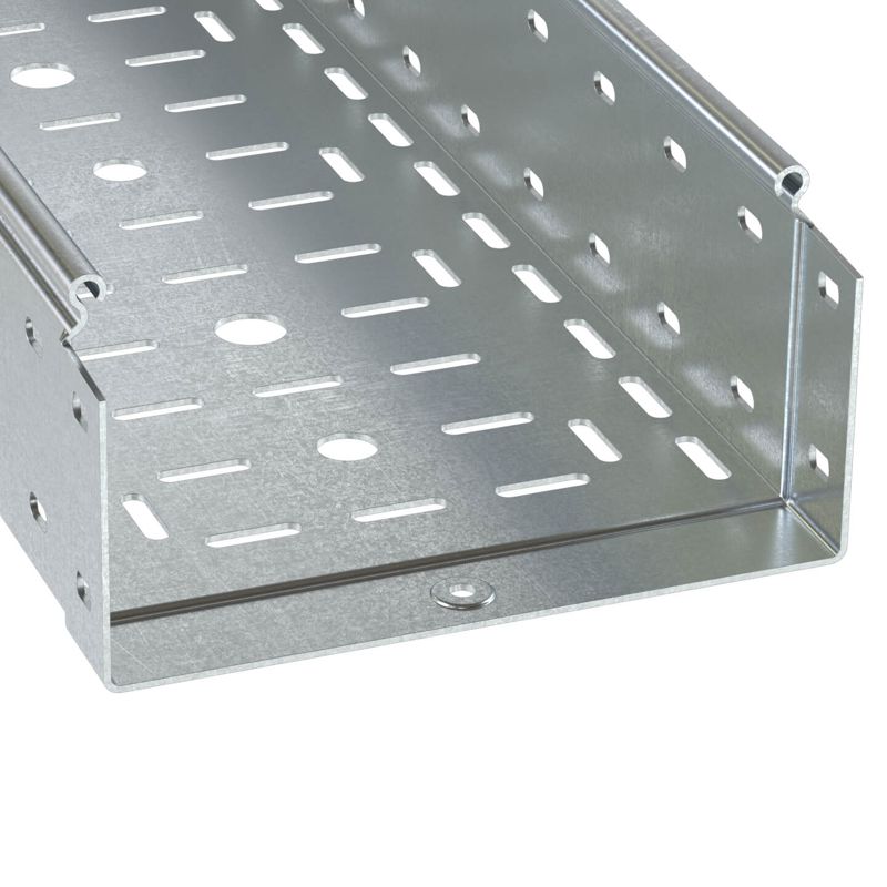 3534312_1.jpeg Лоток листовой перфорированный 200х100 L3000 сталь 1.2мм DKC 3534312 — изображение 1