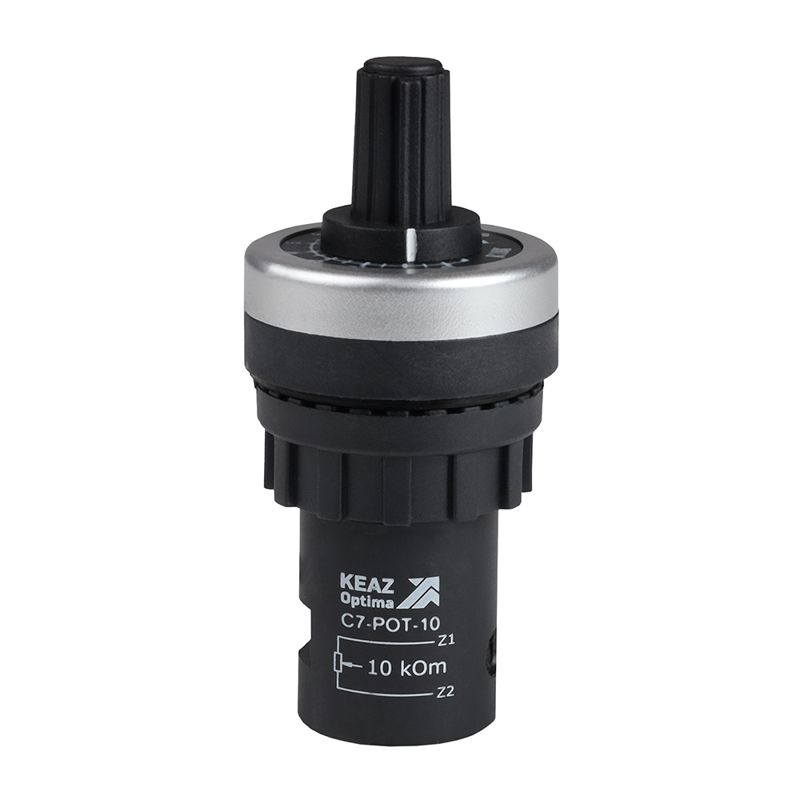 362216_1.jpeg Потенциометр OptiSignal Compact D22 С7-POT-10 10кОм XB4BD912R10K КЭАЗ 362216 — изображение 1