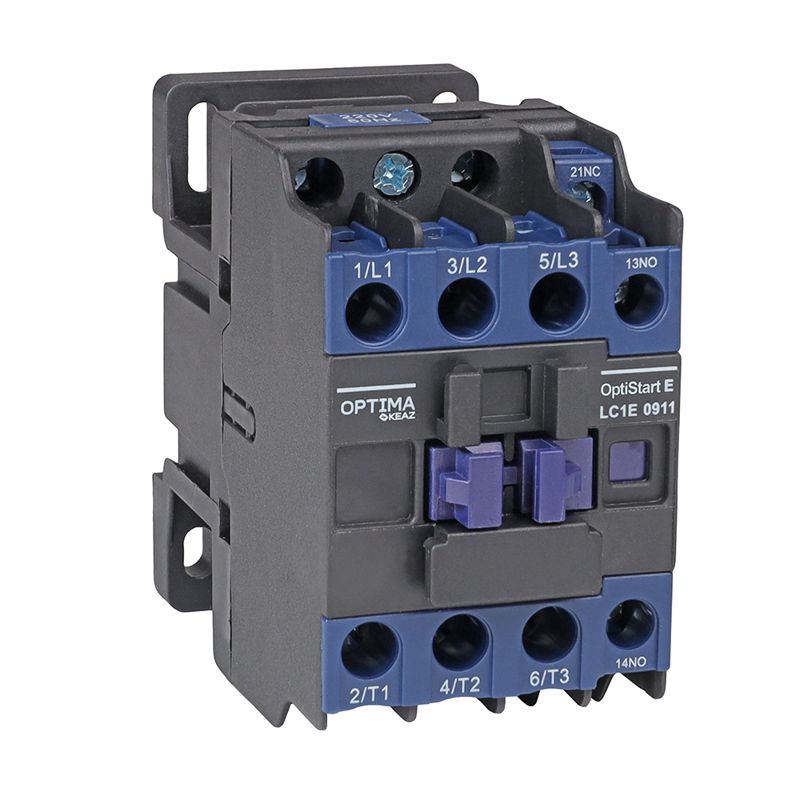 367537_1.jpeg Контактор OptiStart E LC1E18M5 18A 220В AC 1НО+1НЗ КЭАЗ 367537 — изображение 1