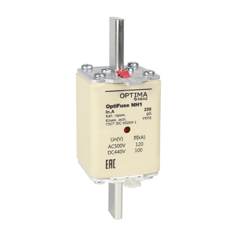 374945_1.jpeg Вставка плавкая OptiFuse NH1-200-gG-УХЛ3 КЭАЗ 374945 — изображение 1