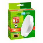 Лампа светодиодная PLED-ECO 6Вт таблетка матовая 5000К холод. бел. GX53 460лм 230В JazzWay 2852007 — изображение 3