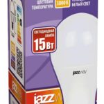Лампа светодиодная PLED-SP 15Вт A60 грушевидная 3000К тепл. бел. E27 1530лм 230В JazzWay 2853028 — изображение 2