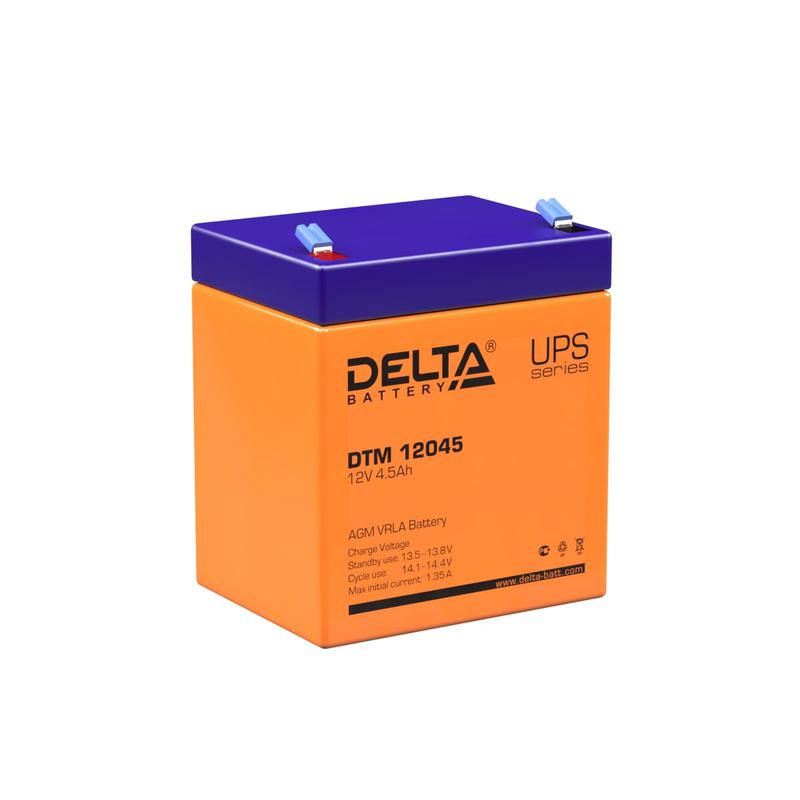 407261.jpg Аккумулятор UPS 12В 4.5А.ч DTM 12045 Delta 4614010050003 — изображение 1