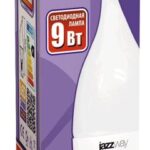 Лампа светодиодная PLED-SP 9Вт CA37 свеча на ветру 3000К тепл. бел. E14 820лм 175-265В JazzWay 2859518A — изображение 2