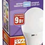 Лампа светодиодная PLED-SP 9Вт G45 шар 5000К холод. бел. E27 820лм 230В JazzWay 2859662A — изображение 2