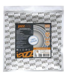 Лента светодиодная PLS 2835/120-12V 12Вт/м 6500К холод. бел. IP20 (уп.5м) JazzWay 2859051 — изображение 2
