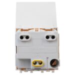 Розетка 1-м 2мод. Avanti "Белое облако" 16А IP41 2P+E защ. шторки с крышкой бел. DKC 4400012 — изображение 6
