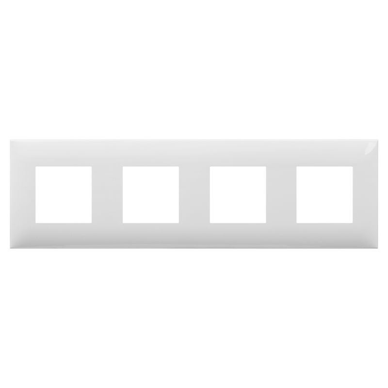 4400908_1.jpeg Рамка 4-м 8мод. Avanti "Белое облако" DKC 4400908 — изображение 1