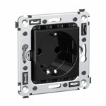 Розетка 1-м СП 2мод. Avanti "Черный квадрат" 16А IP20 2P+E защ. шторки черн. DKC 4402003 — изображение 5